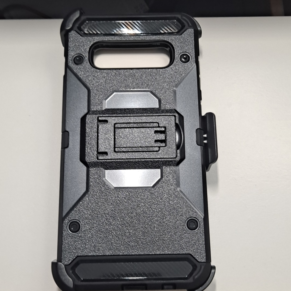 case clip for samsung galaxy s10+ plus black new